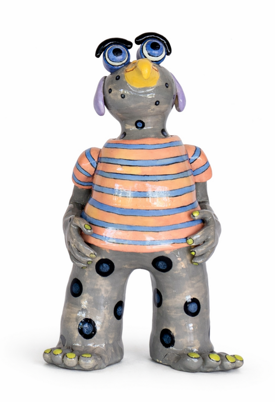 Large ceramic monster statement piece