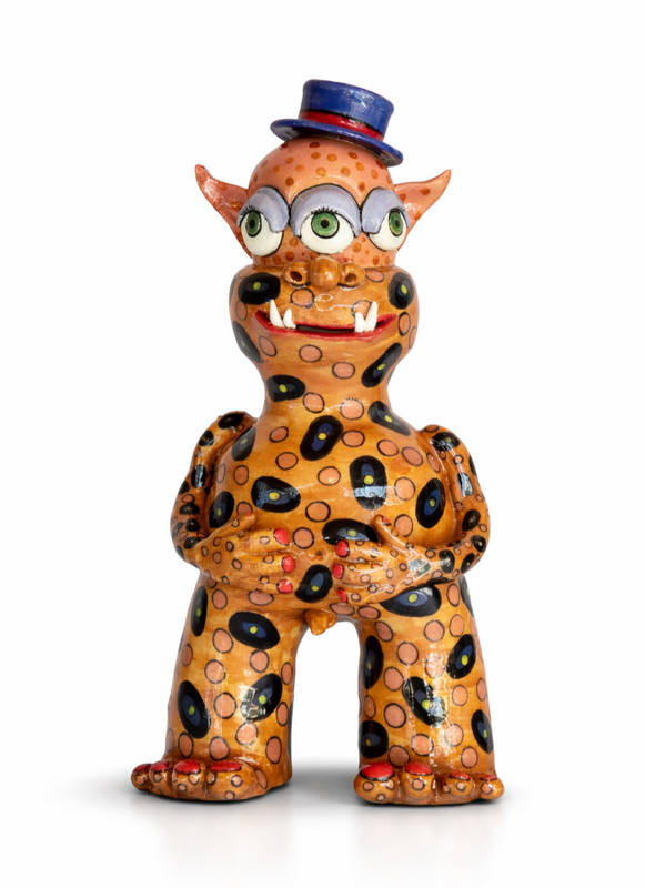 coastal clay works organic clay monster inspired by tidal textures.