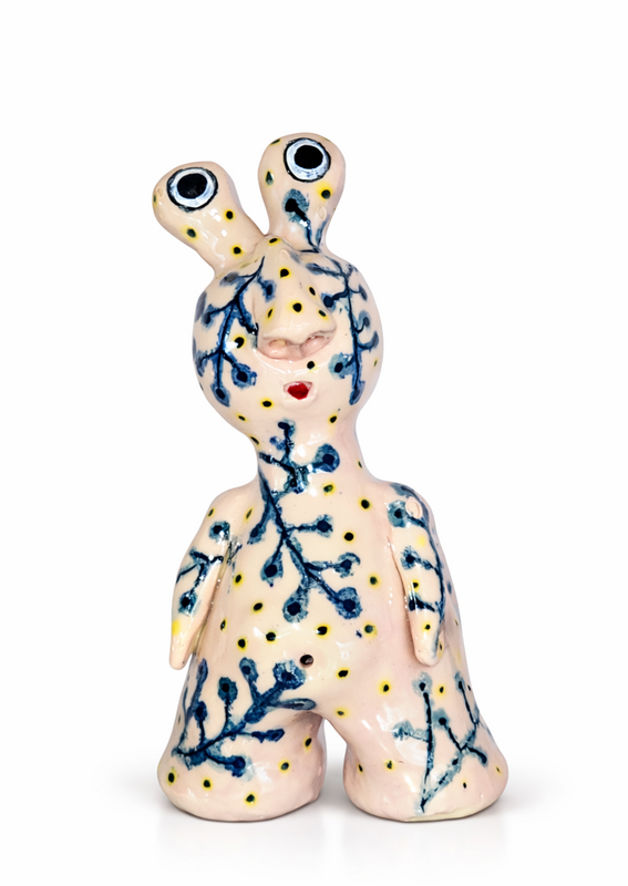 Ceramic Shoreling monster inspired by ocean and earth.